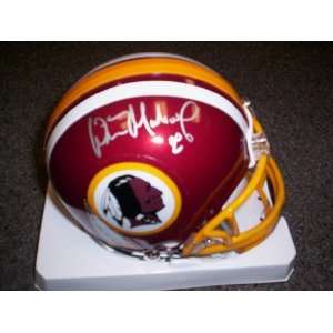 Wilber Marshall Autographed Redskins Mini Helmet  Sports 