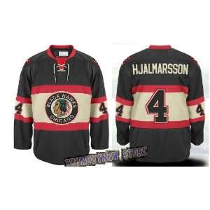 NHL Gear   Niklas Hjalmarsson #4 Chicago Blackhawks Third Black Jersey 