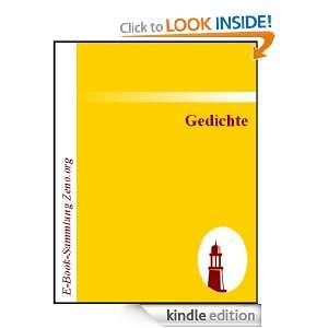 Gedichte (German Edition) Christian Hoffmann von Hoffmannswaldau 