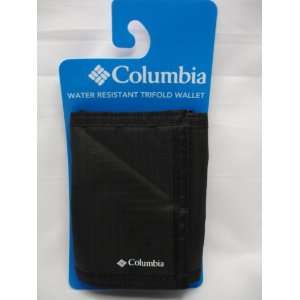  Columbia Water Resistant Trifold Wallet Black Sports 