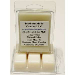  3.5 oz Scented Soy Wax Candle Melts Tarts   Gingerbread 