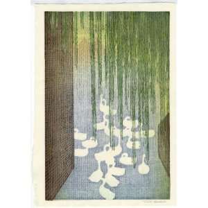  Toshi Yoshida Japanese Woodblock Print; Brudges, 1951 