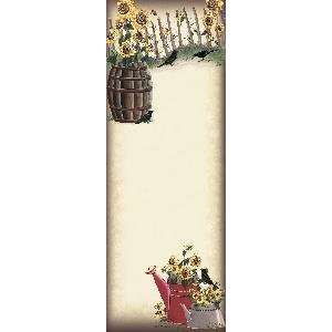  Sunflowers Magnetic List Pad: Office Products
