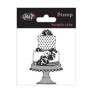  Glitz Design Hoopla Clear Stamp 3X3 Cake; 4 Items/Order 