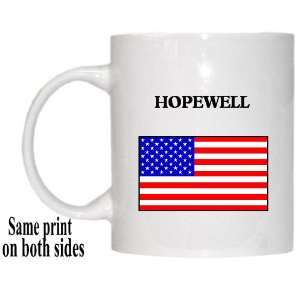  US Flag   Hopewell, Virginia (VA) Mug 