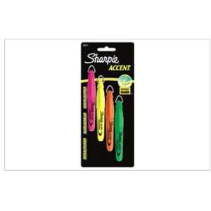   : NEWELL CORPORATION SHARPIE ACCENT MINI HIGHLIGHTERS 4: Toys & Games