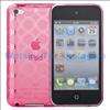 For ipod itouch 4 Soft Silicone Gel Crystal Cover Case wholesale 