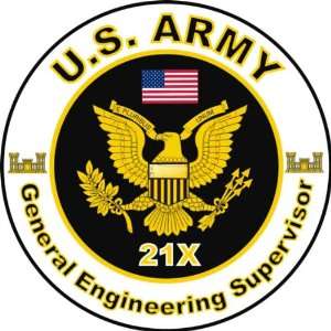  United States Army MOS 21X General Engineering Supervisor 