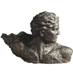  Male Profile Bronze Finish Sculpture