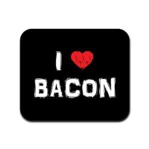  I Love Bacon Mousepad Mouse Pad: Electronics