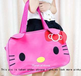 Pink Hello Kitty Travel Shoulder Tote Hand bag purse  
