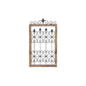   Metal Wood Wall Decor 40 in. H, 23 in. W Wall Decor: Home & Kitchen