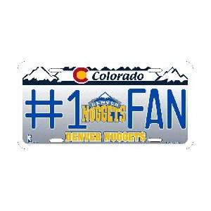  Denver Nuggets #1 Fan Metal License Plate *SALE* Sports 