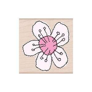  Stitched Posy Wood Mounted Rubber Stamp (F4029) Arts 