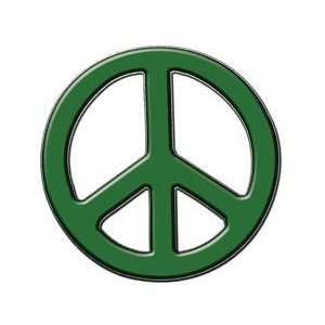  Peace Decal in Dark Green   16 h   REFLECTIVE Everything 