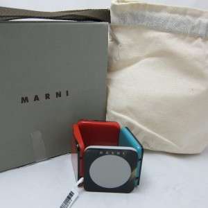 New NIB Authentic MARNI Resin Elastic Multi Colour Square Bracelet $ 