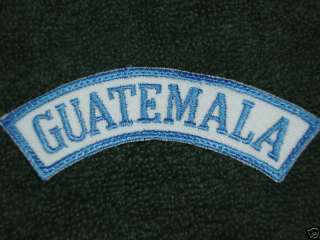 Scouts of Guatemala tab badge insignia uniform  