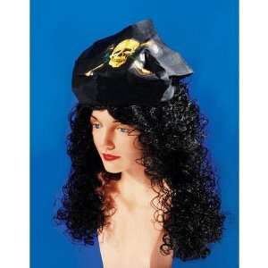  Pirate Wig With Hat (1 per package) Toys & Games