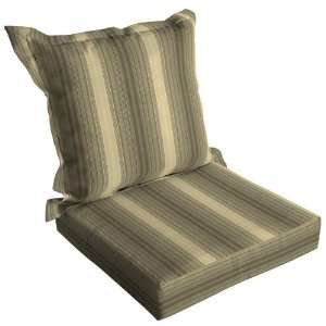   Reversible Indoor/Outdoor Chair Cushion F577727B: Patio, Lawn & Garden