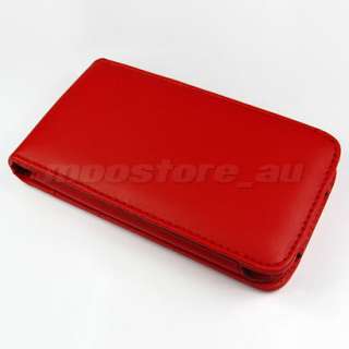 LEATHER CASE COVER POUCH FOR IPOD TOUCH 2G 3G 2 3 RED  