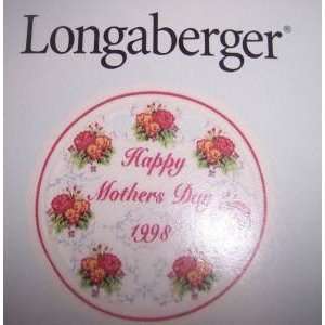  Longaberger 1998 Happy Mothers Day Basket Tie on 