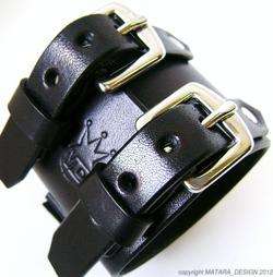 Johnny Depp Leather Watchband Cuff Custom Made in NYC  