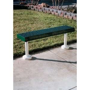 Webcoat Innovated Rolled Style 4Ft. Bench without Back, Small Hole 11 