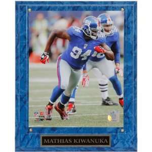 NFL New York Giants #94 Mathias Kiwanuka 10.5 x 13 Action Player 