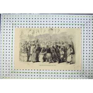   Shower Of Bon Bons Esplanade Of Invalides 1856 Print