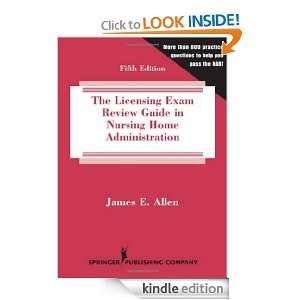 Exam Review Guide in Nursing Home Administration Fifth Edition James 