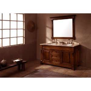 Bathroom Vanity on Double Bathroom Vanity On Options 60 Oak Double Sink Bathroom Vanity