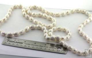 LONG HIGH FASHION 12 13mm FRESHWATER PEARL OPERA NECKLACE  