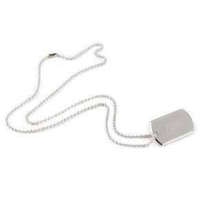  Nickel Plated Small Dog Tag
