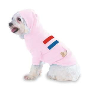 LUXENBURG AND / OR NETHERLANDS FLAG Hooded (Hoody) T Shirt with pocket 