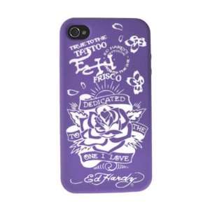  Skin for iPhone 4 4G (Purple) (AT&T only) Screen Protector and Ed 