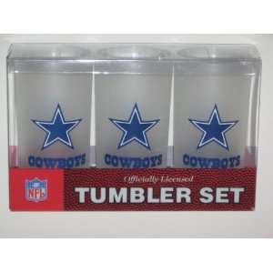   Team Logo Acrylic FROSTED TUMBLER CUPS (Set of 3)