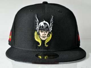 MARVEL COMIC NEW ERA THOR FACE 59FIFTY FITTED CAP  