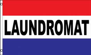 x5 LAUNDROMAT FLAG LAUNDRY OUTDOOR BANNER SIGN 3X5  