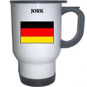  Germany   JORK White Stainless Steel Mug Everything 