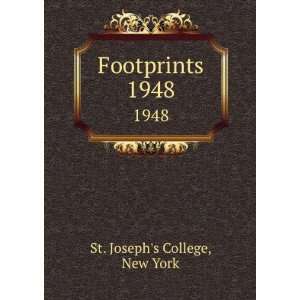  Footprints. 1948 New York St. Josephs College Books