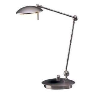  Holtkoetter Satin Nickel Adjustable Desk Lamp: Home 