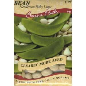  Bush Lima Bean   Hendersons Baby Patio, Lawn & Garden