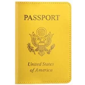  Baekgaard Passport Cover, Daffodil/Peony, Colorful Leather 