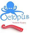 TWO 7 inch Octopus Squid Finger Tentacles Monster Costume Kraken
