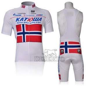  2012 Style katusha team cycling jersey Set short sleeved 