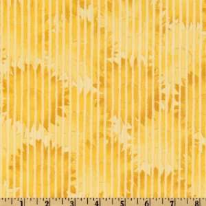  44 Wide Sunflowers Stripe Tonal Yellow Fabric By The 