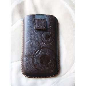 Leather Pouch Case Cover for iPhone 2 3g 3gs 4 / Universal phone pouch 