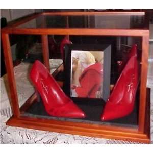  Kellie Pickler Red High Heels Shoe Signed COA W/ CASE 