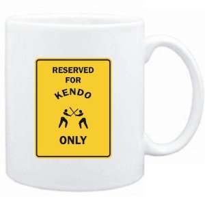  Mug White  RESERVED FOR Kendo ONLY  PARKING SIGN Sports 