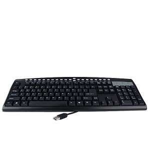    iMicro KB OGK2001 USB MultiMedia Keyboard (Black) Electronics